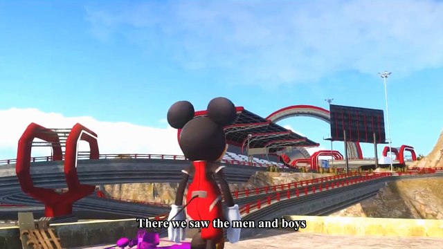 Cars Spiderman Nursery ♪ Yankee Doodle ♪ CARS Sheriff Woody & Mickey Mouse