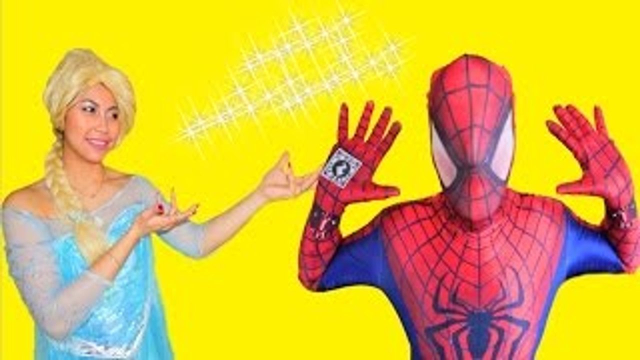 Spiderman vs Frozen Elsa vs Joker - Spiderbaby Kidnapped - Fun Movie Superhero in Real Life!
