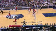 Derrick Rose Hits the Floater - Bulls vs Grizzlies - April 5, 2016 - NBA 2015-16 Season