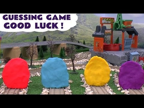 Thomas and Friends Play Doh Guessing Game Toy Trains Thomas Y Sus Amigos きかんしゃトーマス Playdough