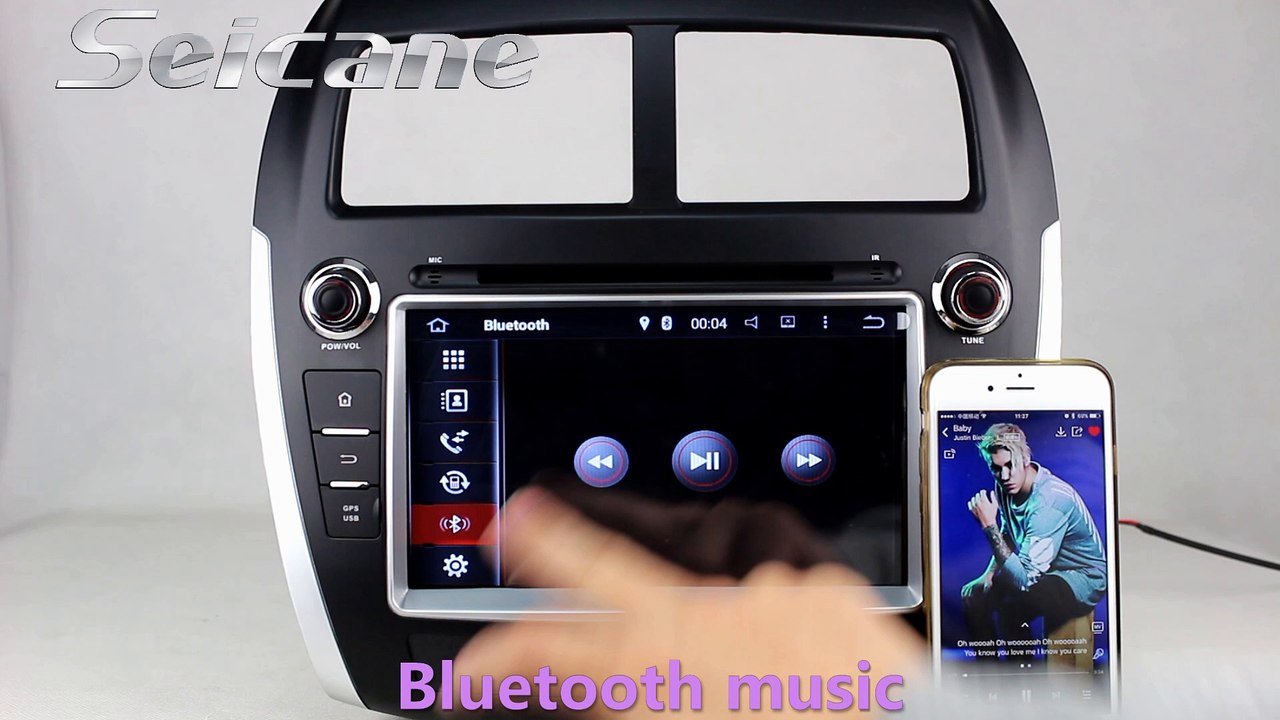 8 inch 2010 2011 2012 2013 Mitsubishi ASX in dash dvd player gps radio audio system with touch screen Steering Wheel Con