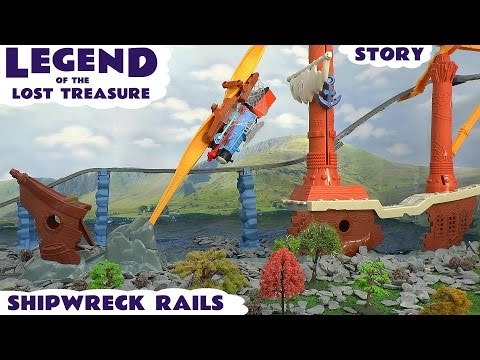 Thomas and Friends Legend Of The Lost Treasure Trackmaster Shipwreck Rails Set Play Doh Story