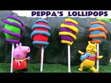 Peppa Pig Play Doh Surprise Egg Lollipops Thomas & Friends Shopkins Disney Pooh Toys Pepa Play-Doh