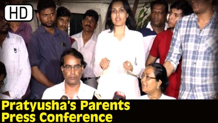 Pratyusha Bannerjee Suicide Case | Parents Press Conference | Important Facts