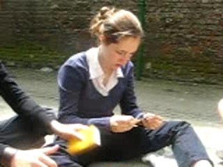 Annif justine et moi =D Ecole 031