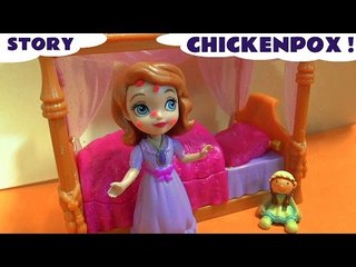 Play Doh Princess Sofia The First Thomas and Friends Toy Story Episode Chickenpox Play Doh Cake