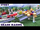 Funny Crash Race Play Doh Sesame Street Thomas and Friends Toy Story Cookie Monster Accident