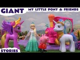 Giant My Little Pony Peppa Pig Play Doh Thomas and Friends English Episodes Frozen Surprise Eggs Toy