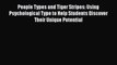 Read People Types and Tiger Stripes: Using Psychological Type to Help Students Discover Their