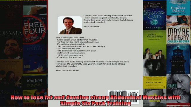 Download How to lose fat and develop strong Abdominal Muscles with Simple Six Pack Training Full EBook Free