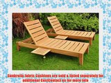 New Grade A Teak Multi Position Sun Chaise Lounger Steamer - Furniture only -- Atnas Collection