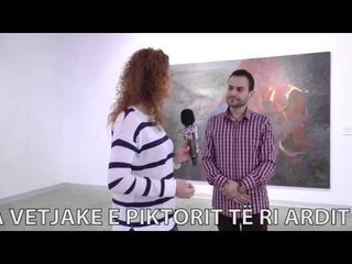 Report TV - Rreze Dielli, "Pezull", ekspozita e Ardit Borici