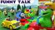 Funny Talking Thomas and friends Sesame Street ABC 123 Train Car Crash Accident Talking Kids Toys