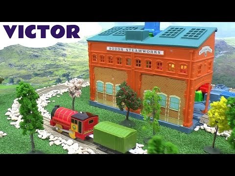 Thomas The Tank Engine Victor Thomas y Sus Amigos Steamworks Trackmaster Toy Train Tomac Tomas