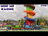 Thomas and Friends Spiral Tower Race Story Funny Minions Play Doh Doo Peppa Pig Cars Dora Olaf MLP