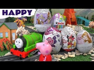 Peppa Pig Thomas & Friends Percy My Little Pony MLP Sofia The First Kinder Surprise Egg Opening