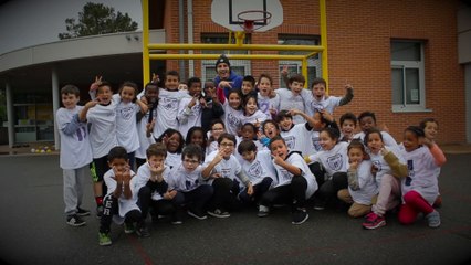 Adrien Regattin en visite chez les JCS de St Martin du Touch