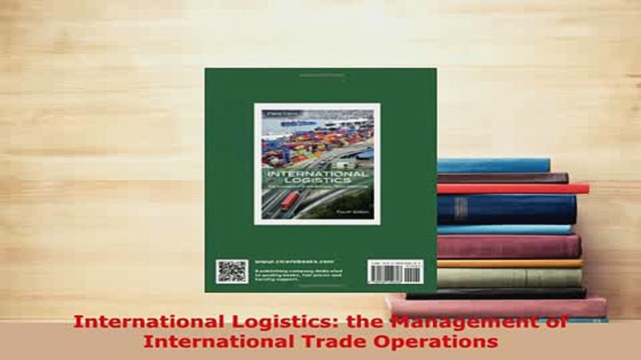 Download  International Logistics the Management of International Trade Operations PDF Full Ebook