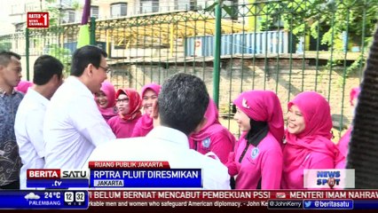 Ahok Resmikan RPTRA di Pluit