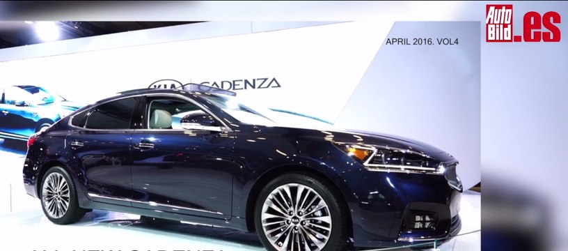 Kia Cadenza 2017, así es su interior amplio y tecnológico