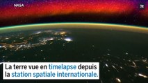 La terre vue en timelapse depuis la station spatiale internationale.