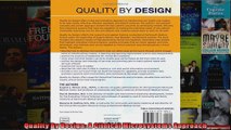 Quality By Design A Clinical Microsystems Approach