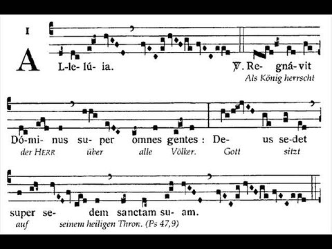 Alleluia Regnavit Dominus, Dominica VII Paschae (7è dimanche du T. Pascal)