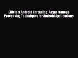 Read Efficient Android Threading: Asynchronous Processing Techniques for Android Applications
