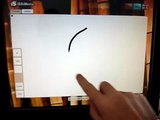 Touch screen painter application