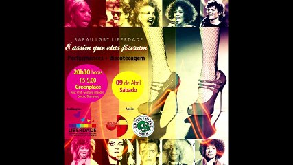Eva Pepper Convida para o 4o Sarau LGBT Liberdade