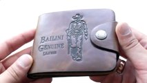 Кошелек портмоне Bailini - стильный бумажник, который сделан из натуральной кожи!