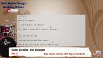 Sweet Caroline - Neil Diamond Drums Backing Track with chords and lyrics