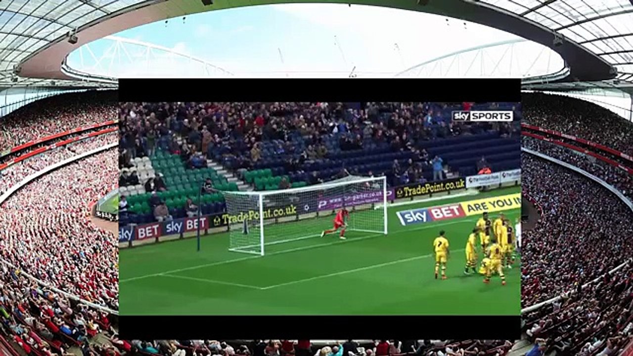 Football Highlights_ Preston North End and Fulham (1-2) Championship match 5_4_2016 - 5th April 2016