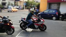 Loud Superbikes, Yamaha R1, Hayabusa x5, Harley, CBR 1000 in Bangalore,India!!