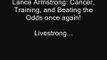Lance Armstrong - On Cancer, Training and 2009 Tour of California - Livestrong!
