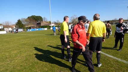 Fin du match, protocole de fair-play (U 18/Eysines)