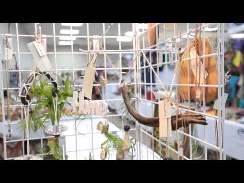 Arte con plantas en la Feria de Artesanías 2015