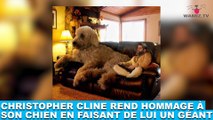 Christopher Cline rend hommage à son chien en faisant de lui un géant ! Les photos dans la minute chien #181