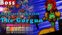 Enter the Gungeon Gameplay | Boss Accursed Gunwitch The Gorgun | PC Full HD No Commentary