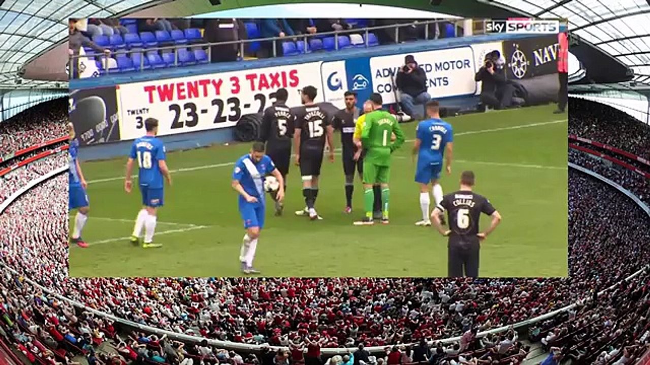 Goals Highlights -  Hartlepool v Mansfield (2- 1) Sky Bet Football Championship -  2nd April 2016