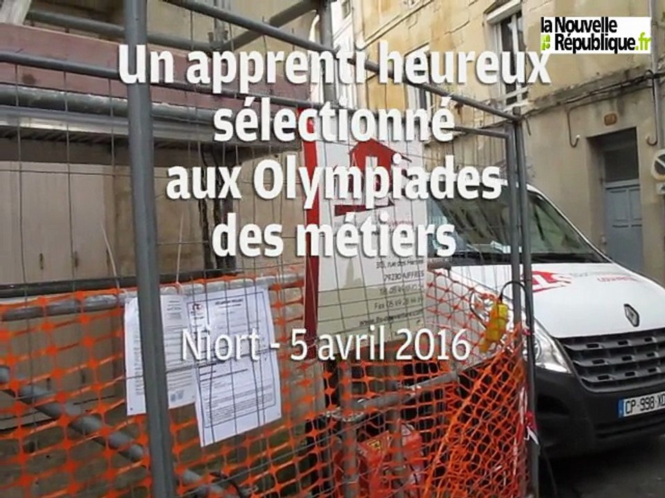 VIDEO.Un apprenti sélectionné aux Olympiades France