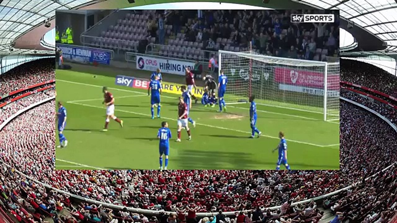 Goals Highlights -  Northampton V Notts County (2-2) Sky Bet Football Championship -  2nd April 2016