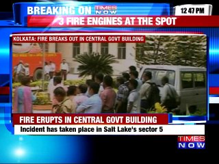 Fire Breaks Out In Central Government Building In Kolkata