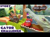 Cars Race Gator Challenge Hot Wheels Batman Spider-man Angry Birds Cars 2 Thomas and Friends Toys
