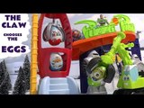 Kinder Surprise Eggs Peppa Pig Play Doh Diggin Rigs Toy Story Pizza Planet Claw Cars Hot Wheels Toys
