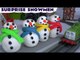 Pocoyo & Dora Play Doh Surprise Snowmen Frozen Santa Thomas The Train Toys Smurfs Play-Doh Kids