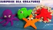 Play Doh Surprise Sea Creatures Cars Spongebob Thomas and Friends Jake Surprise Toys Play-Doh