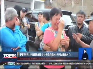 Rekonstruksi Tukang Bakso Bunuh Juragan Sembako