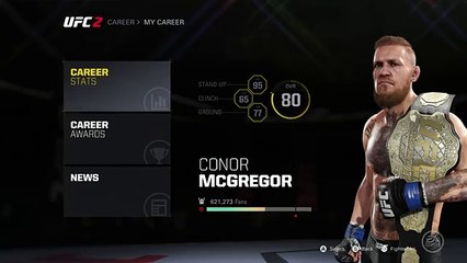 Скачать видео: EA Sports UFC 2 Conor McGregor Career Mode EA Sports UFC 2 Conor McGregor Gameplay UFC Story Mode 107