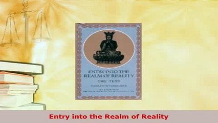 Download  Entry into the Realm of Reality  Read Online